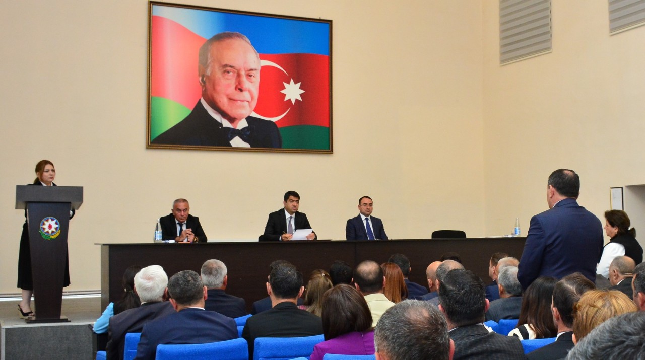 Ağstafada payız-qış mövsümünə hazırlıq müzakirə olundu - FOTOLAR